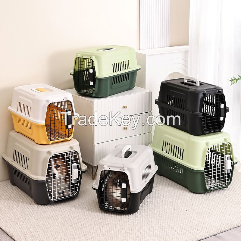 2024 Pet Dog Air Travel Box Heavy-Duty Pet Carrier Case