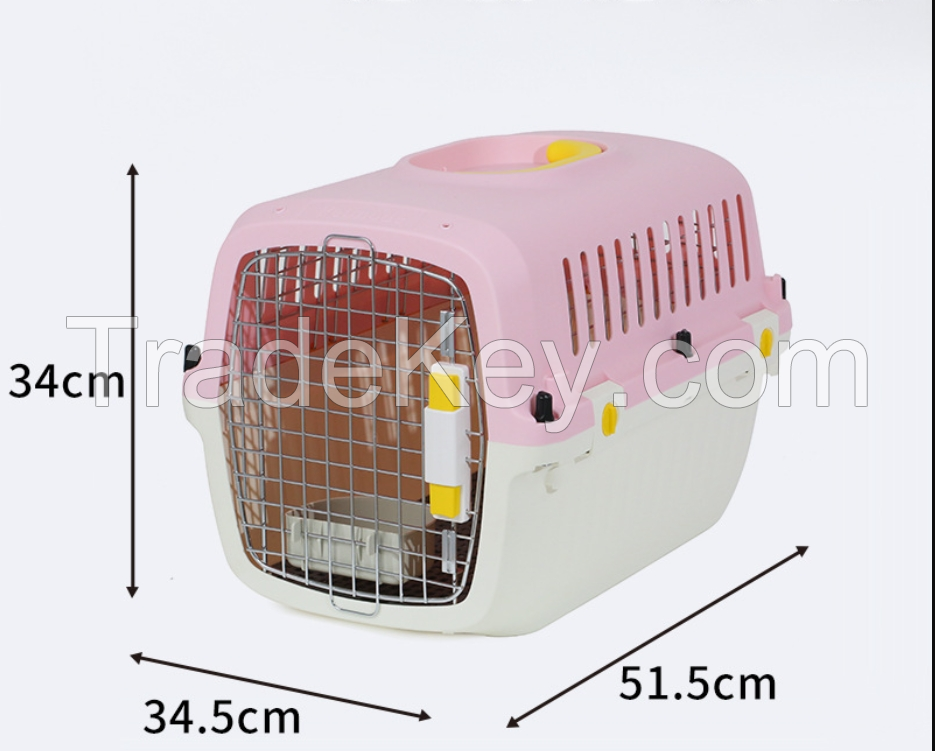 2024 Pet Dog Air Travel Box Heavy-Duty Pet Carrier Case