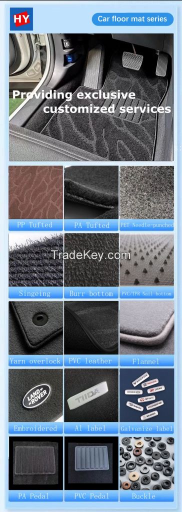 All Weather Carpeted Vehicle Floor Mats Premium Carpeted Vehicle Floor Mats with Heel Pads for Extra Protection