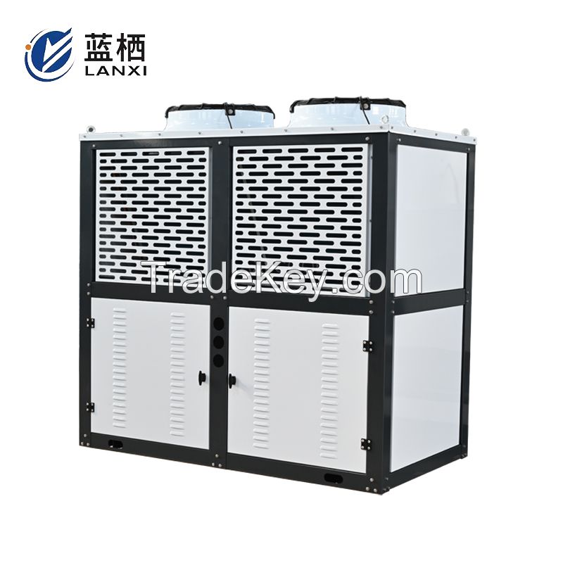 V-type Condenser Commercial Refrigeration Condenser High-efficiency Heat Exchange System