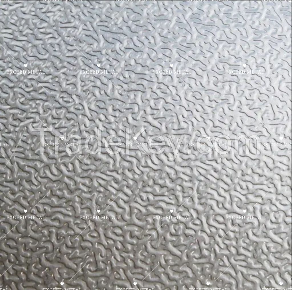 orange peel/hammered pattern stucco embossed aluminum coil