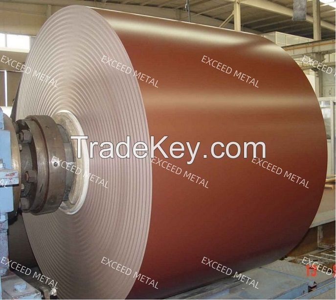 Anti-ultraviolet color coated aluminum coil