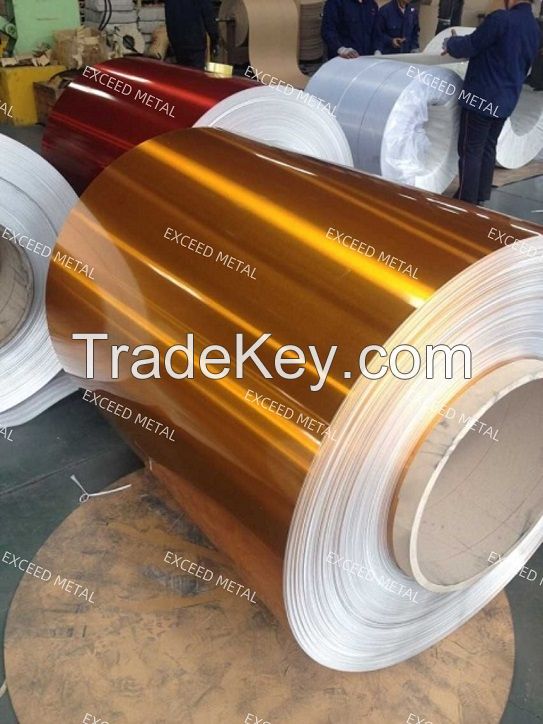 Anti-ultraviolet color coated aluminum coil