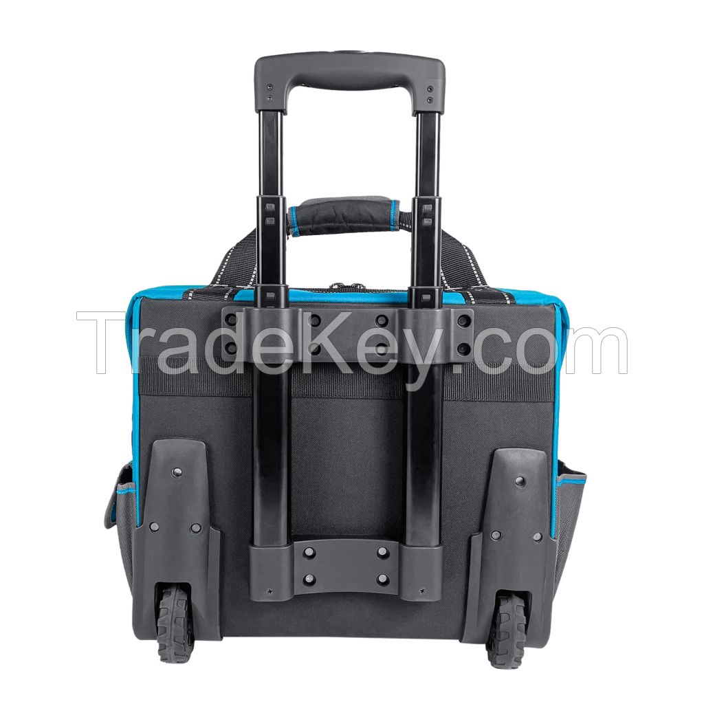 Wholesale Rolling Tool Bag Carpenter Plumber Trolley Tool Bag Durable Storage Wheels Electrician Tool Bag with wheels