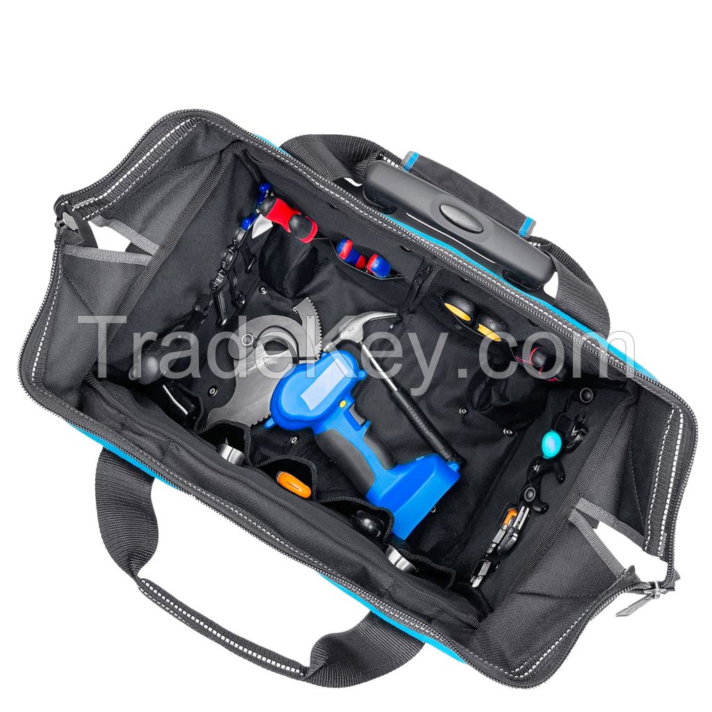 Wholesale Rolling Tool Bag Carpenter Plumber Trolley Tool Bag Durable Storage Wheels Electrician Tool Bag with wheels