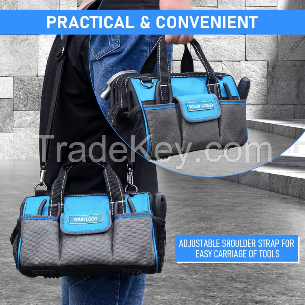 custom professional construction carpenter portable 6pcs storage para herramientas tool bag