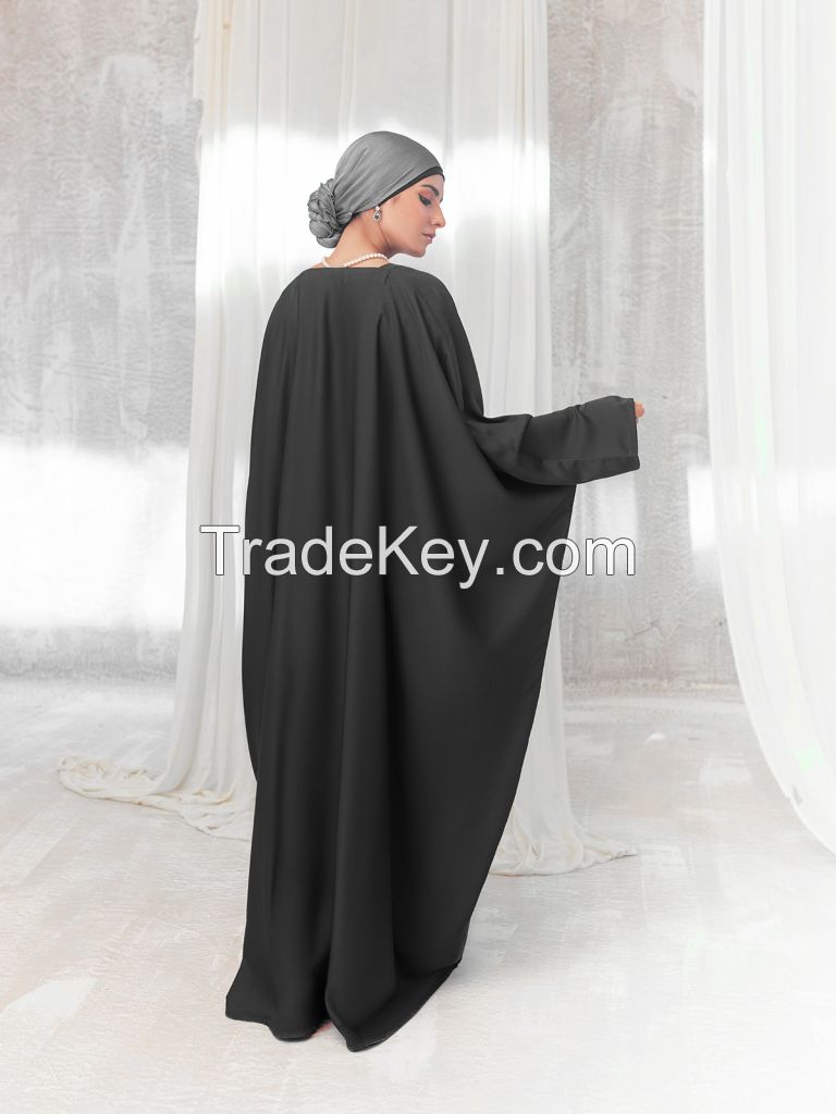 MINIMAL BLACK KAFTAN