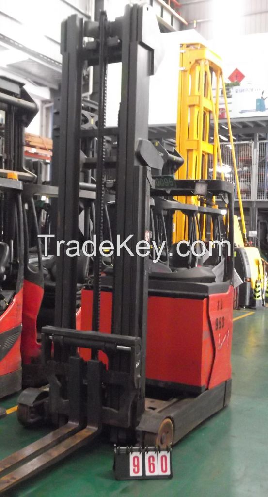 Used Forklift linde reach turck 1.4ton  960#R14-01 (1120) 3f8600mm, 2014