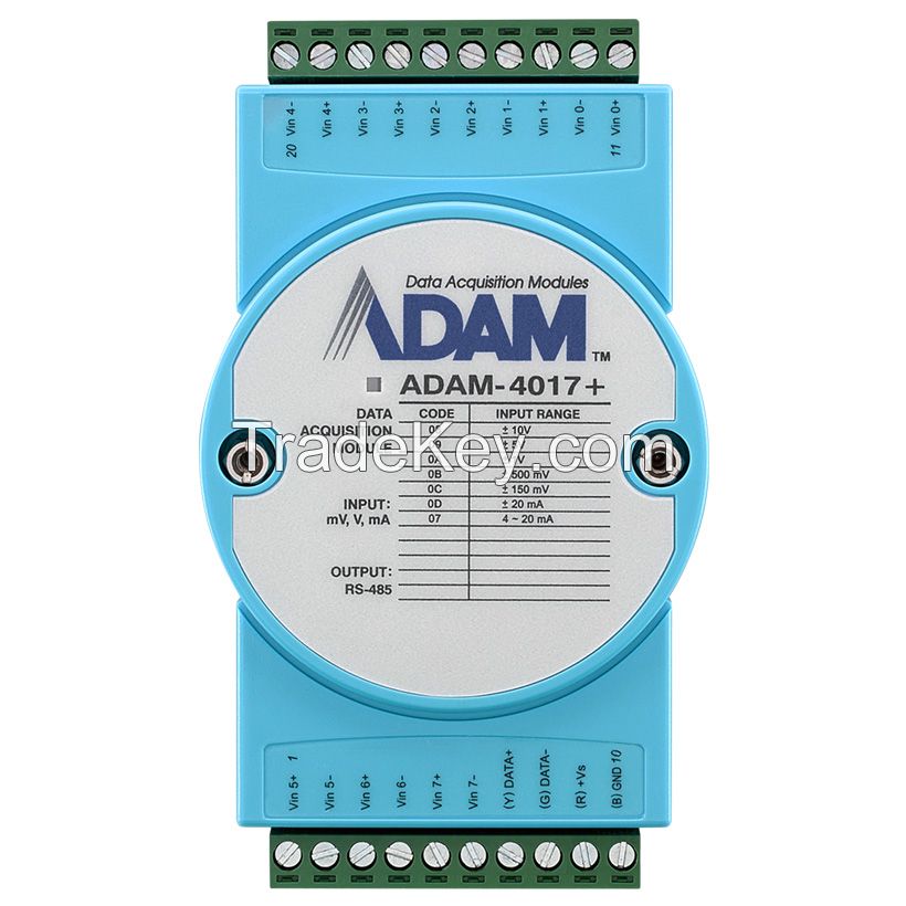 Advantech ADAM-4017+ 8AI Modbus RS-485 Remote I/O