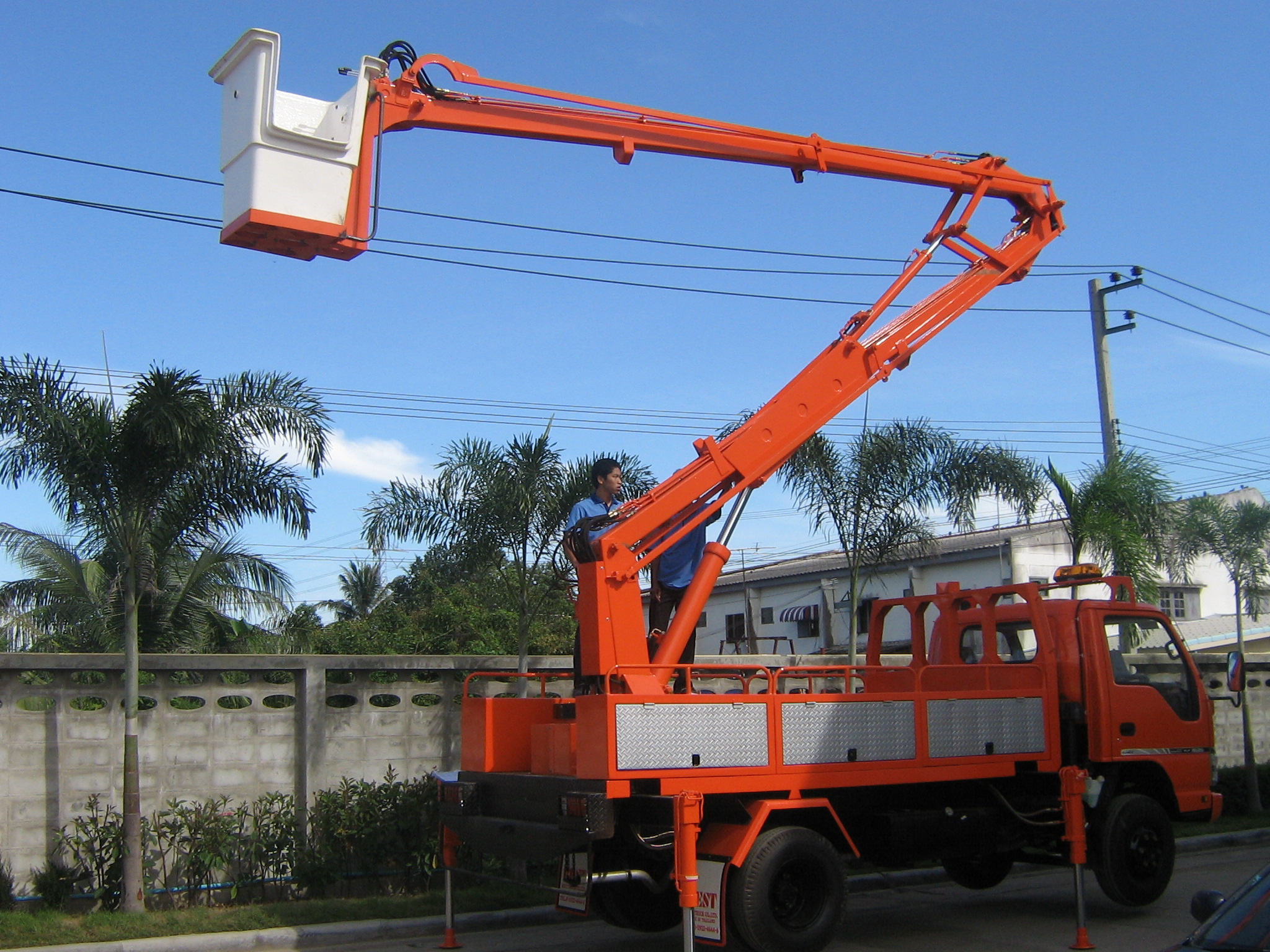 Truck Crane with Platform