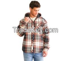 Mens Flannel Hoodie