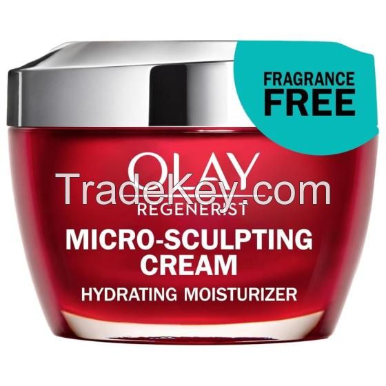 Olay Regenerist Micro-Sculpting Cream Face Moisturizer, Fragrance-Free, 1.7 Oz