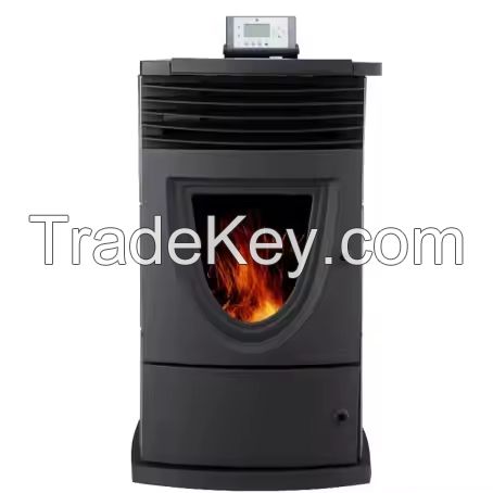 Cheap Indoor Freestanding Heating Wood Pellet Stove Fireplace Room Fire Heater Burner Surround