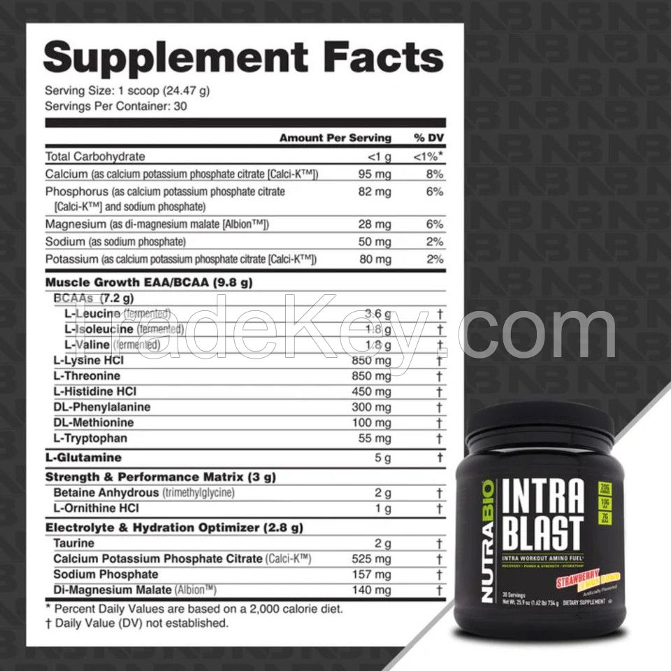 Cheap Nutrition Body Supplement Nutrabio Intra Blast natural body supplements