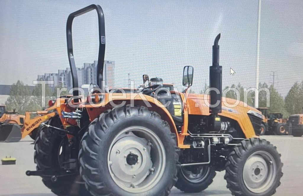  Manufacturer Directly Supply 40HP 50HP 60HP 4WD Engine Wheeled Tractors/ Agricultural Mini Farm Machine /Small Garden Tractor with Cab for Farming