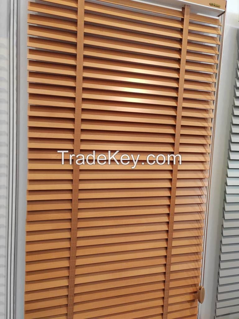 3.5cm wooden blinds  factory wholesale