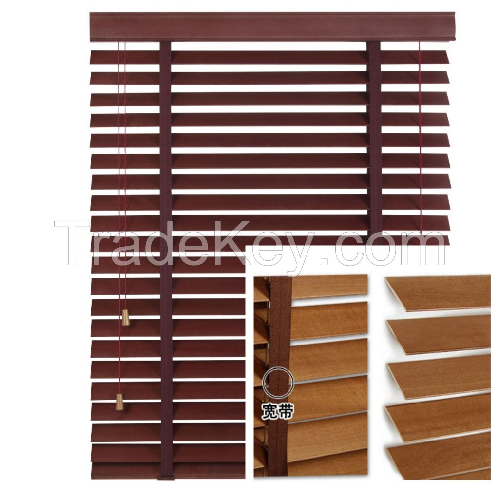 3.5cm wooden blinds  factory wholesale