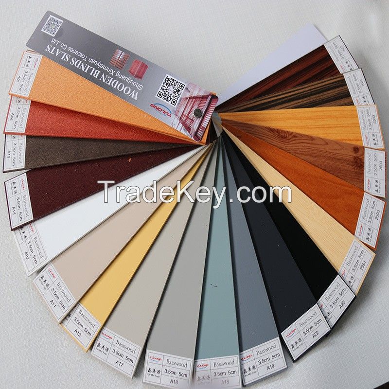 3.5cm wooden blinds  factory wholesale