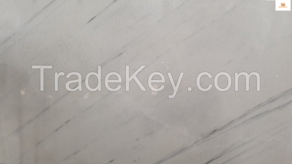 White marble slab