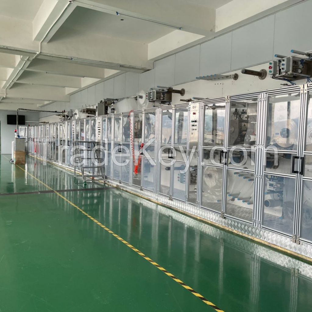 High speed full servo Sanitary Napkin Making Machine sanitary Pad Production Line popular in Africa