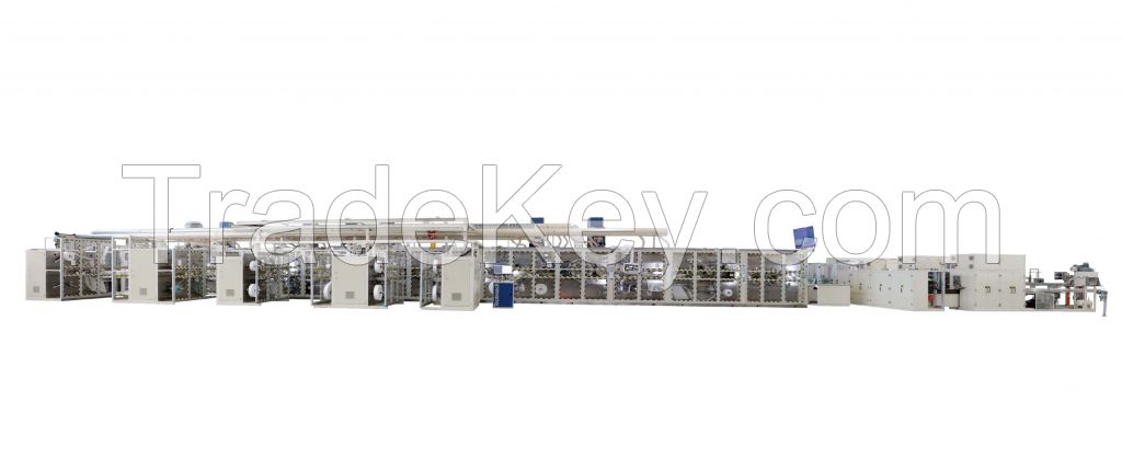 High speed full servo Sanitary Napkin Making Machine sanitary Pad Production Line popular in Africa