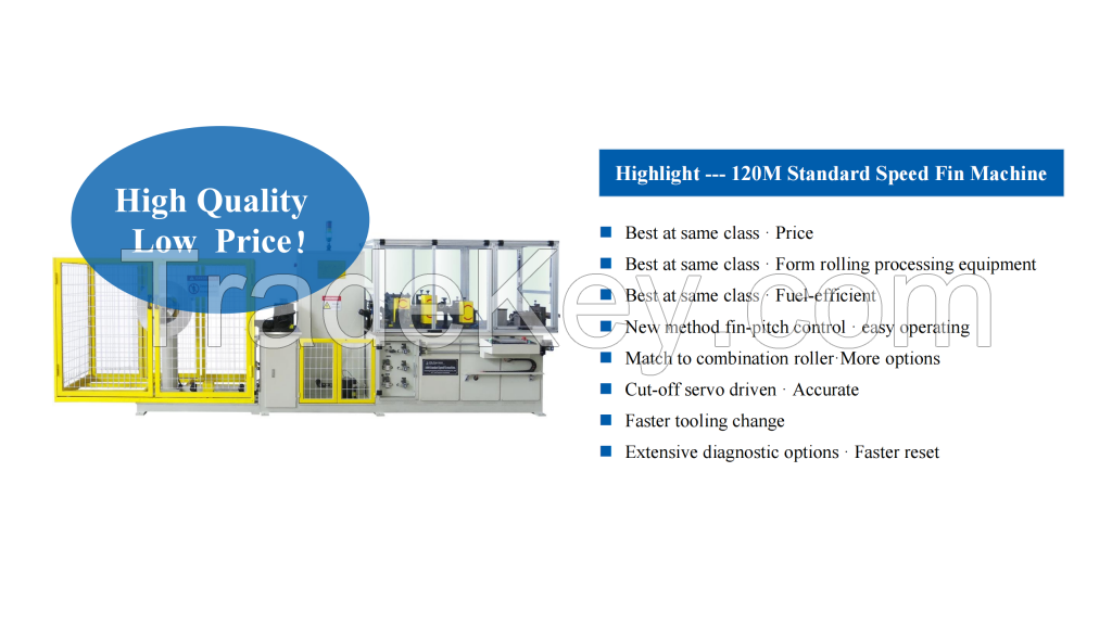 condenser fin machine