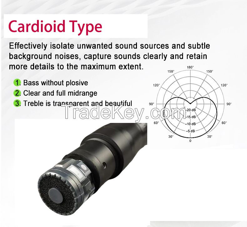 Yitesim UR-881DR True Diversity Dual Channels UHF Wireless microphone