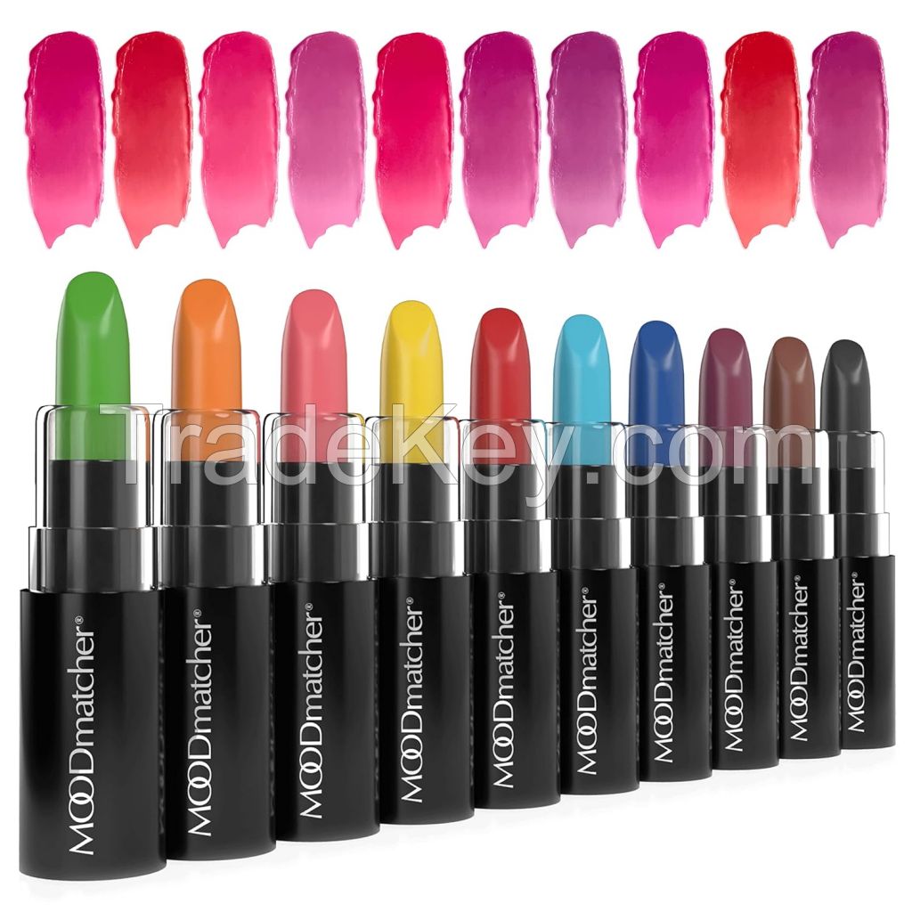 MOODmatcher Lipstick, 10PC Collection of the Original Color-Change Lipstick