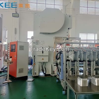 SIEMENS Motor Aluminum Foil Container Production Line LK-T63 With 3 Cavities 12000 Pcs/hour