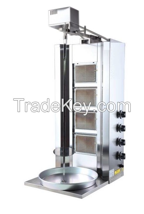 Doner Kebab Grill Motorized Four Radiant Tube (Gas)