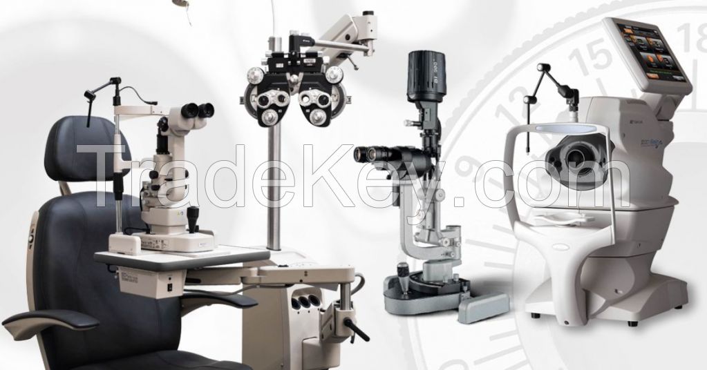 Medical labs, Surgical, opthalmic devices and Food Supplies.