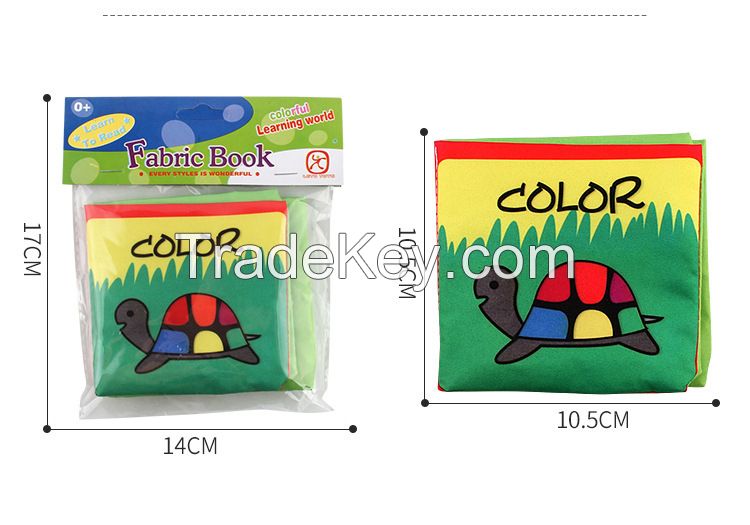 Baby Early Education Toys Palm Book Animal Digital Cognition Cloth Book