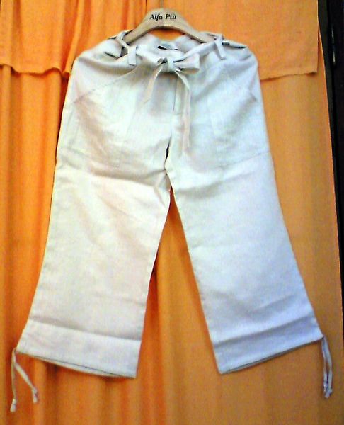 sell linen women short