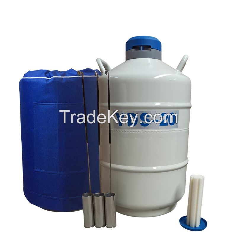 Flask Cryogenic Thermos YDS-20 10l Liquid Nitrogen tank 