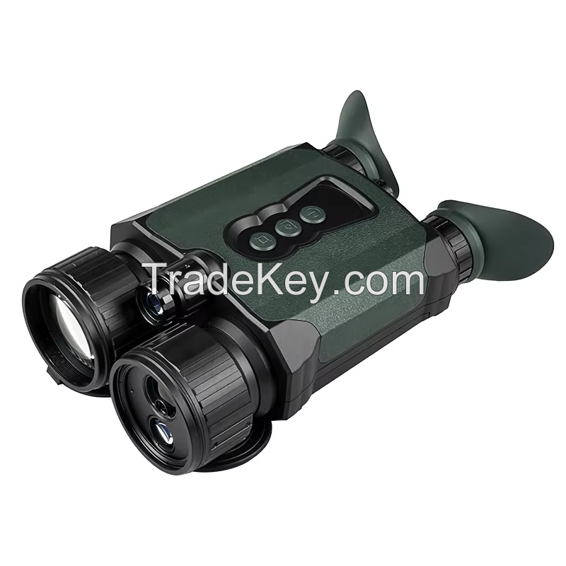 New Design 4K Digital Night Vision Binoculars with Built-in Laser Rangefinder and Dual IR Illuminator