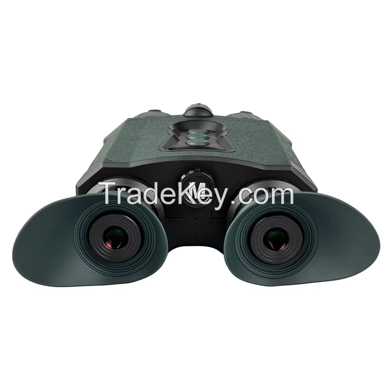 New Design 4K Digital Night Vision Binoculars with Built-in Laser Rangefinder and Dual IR Illuminator