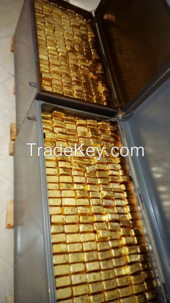 GOLD IN FORM OF GOLD NUGGETS AND DORE BARS