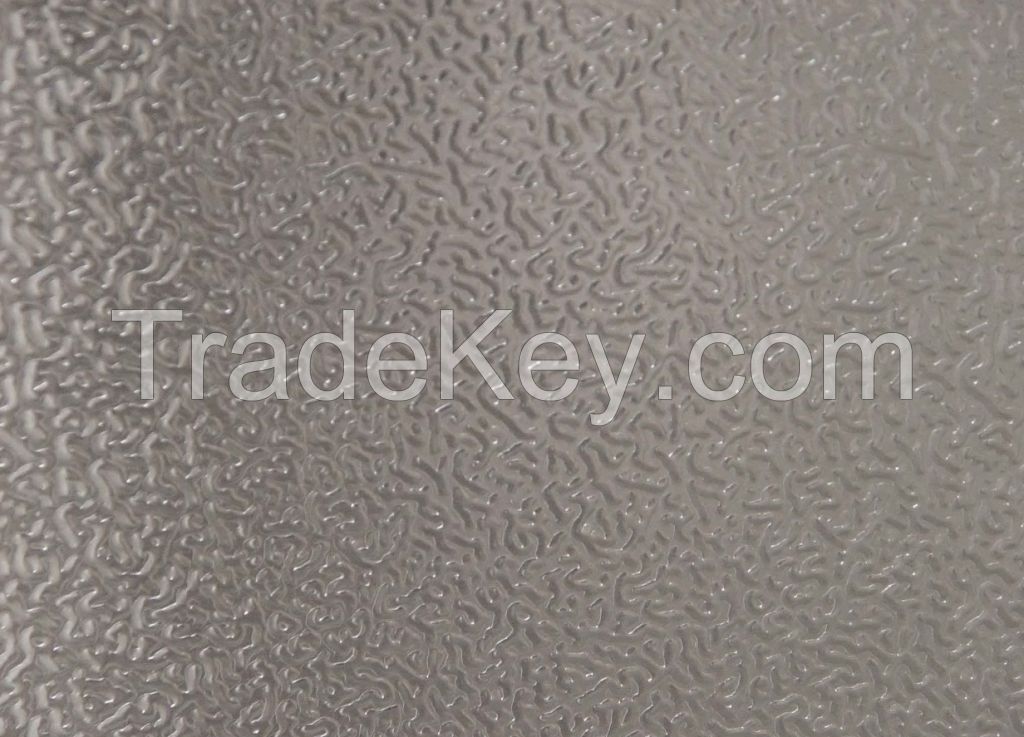 High performance 3003 0.6mm thickness stucco embossed aluminum coil/sheet for roofing cutting welding services included