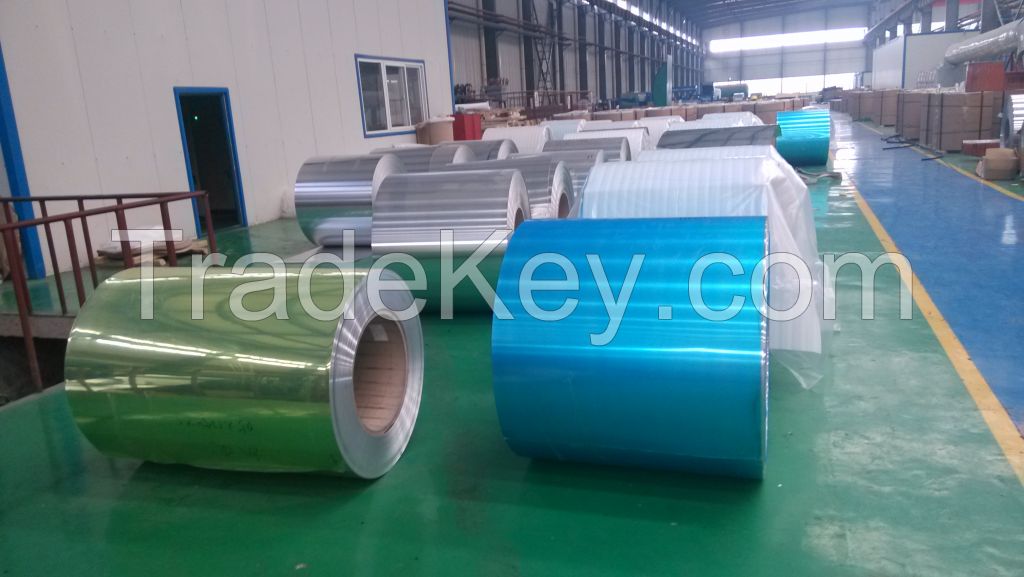 High reflective specular mirror aluminium coil 3003 3105 0.5mm 1mm thick for packaging bending cutting services included