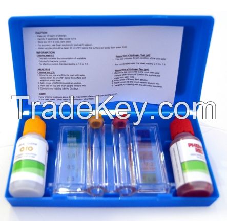 TEST KIT FOR CHLORINE &amp; PH