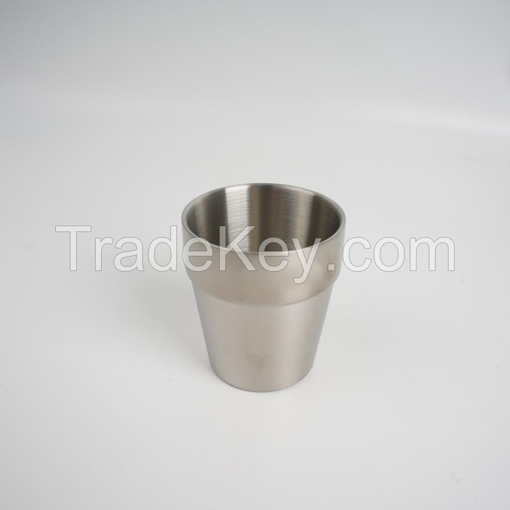 180ml Stainless Steel Double Layer Water Cup