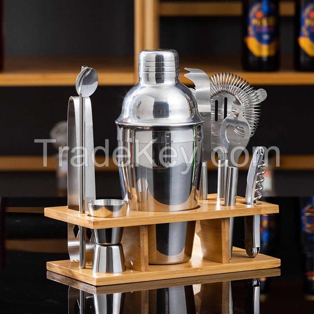 8pcs Stainless Steel Bartender Kit