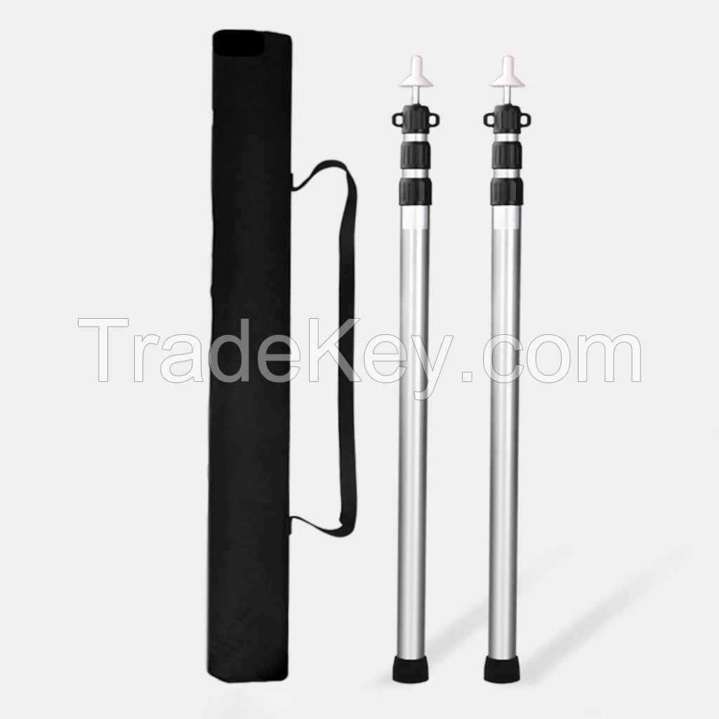 Adjustable Camping Tarp Poles Set