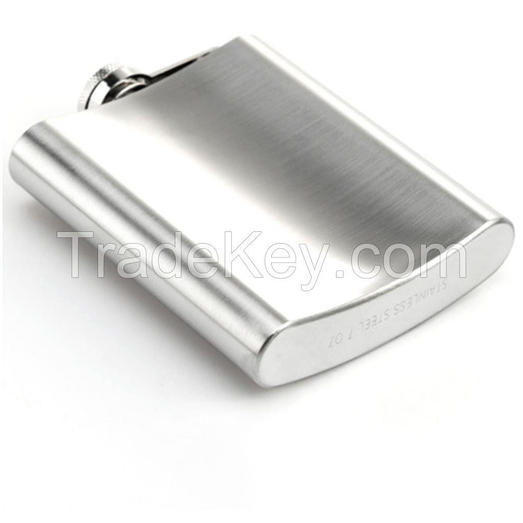 6 oz. Custom Stainless Steel Hip Flask