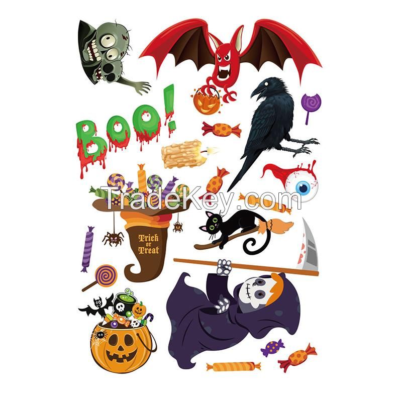 Halloween Window Clings Set