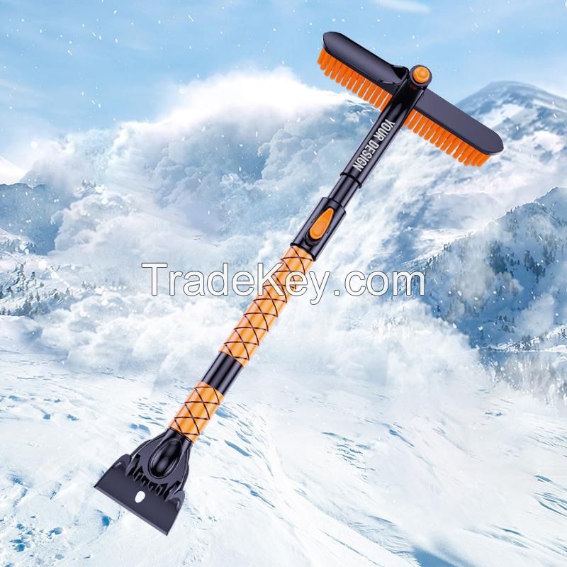 Extendable Snow Brush With Ice Scraper