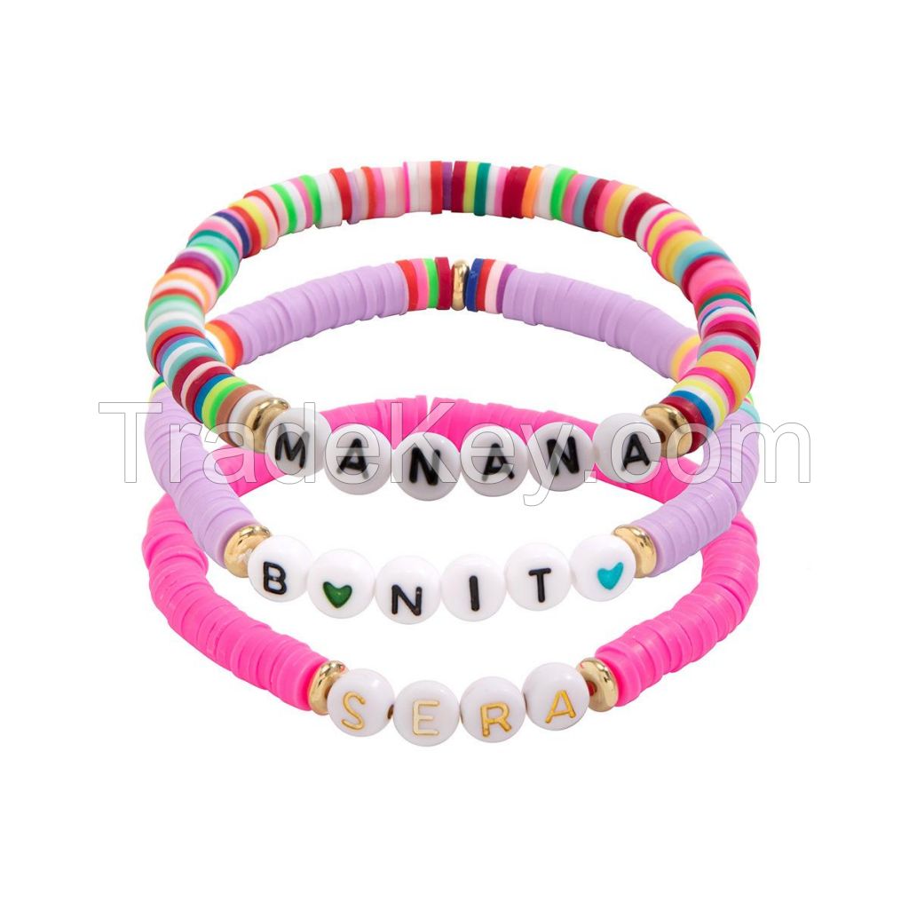 Stackable  Colorful Bracelet Set