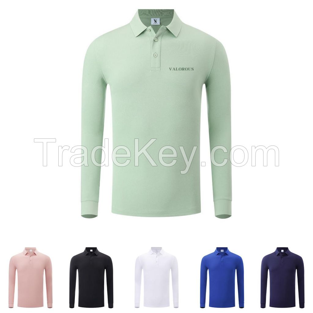 Premium Long Sleeve Polo Shirt