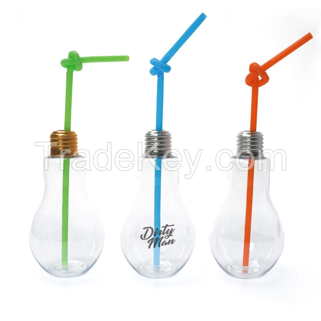 8.5 oz. PET Plastic Bulb Shaped Bottle