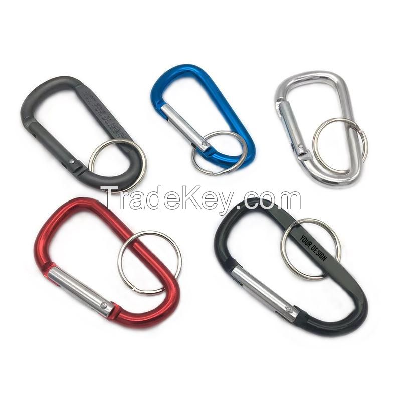 Aluminum Alloy D Shaped Carabiner